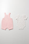 Bunny Dungaree Pink (3)