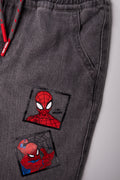 Spider-Man Denim Shorts Grey (1)