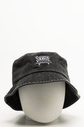 Embroidered Bucket Hat Black