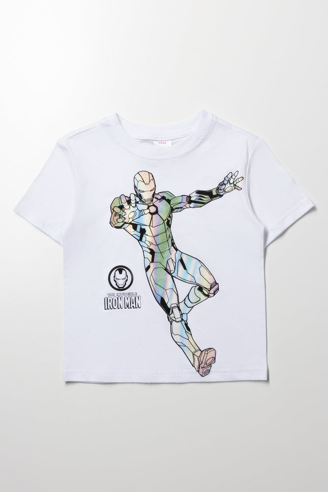 Avengers Short Sleeve T-Shirt White