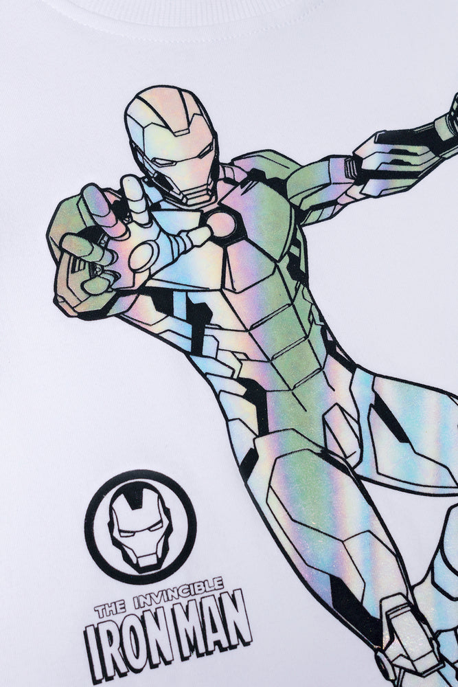 Avengers Short Sleeve T-Shirt White (1)