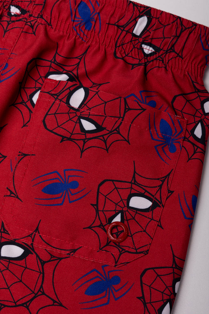 Spiderman Swimshorts Red (2)