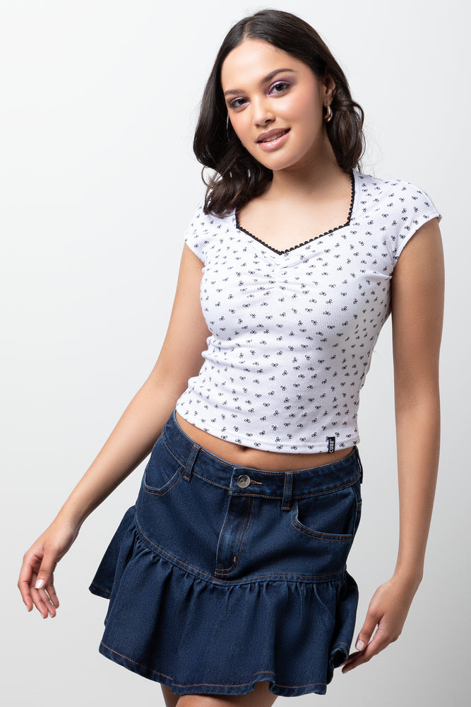 2 Pack Tops White & Red (4)