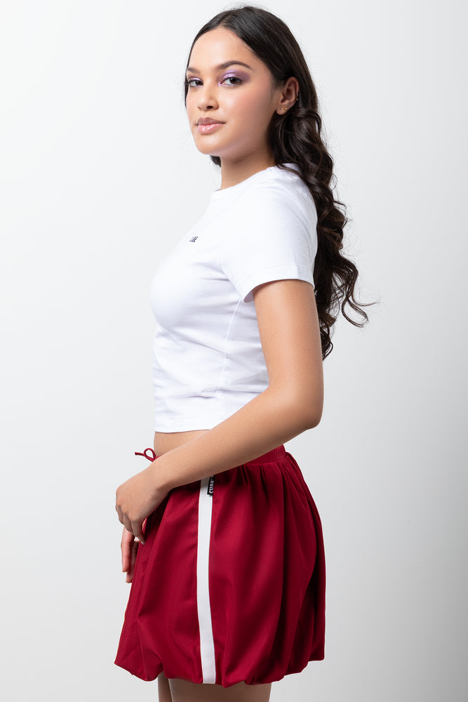 2 Pack Fitted T-Shirts Stripe & White