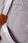 Dinosaur Braces Denim Shorts Grey (2)