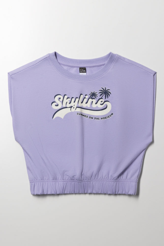 Sleeveless Top Purple