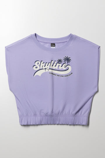 Sleeveless Top Purple