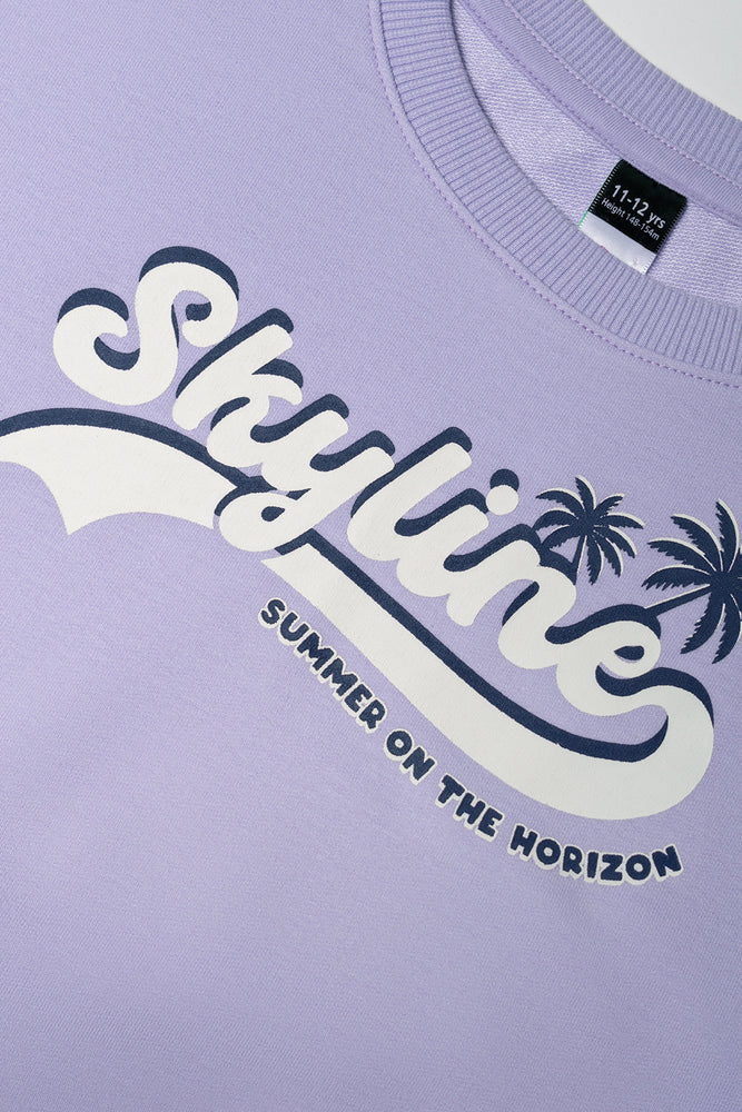 Sleeveless Top Purple