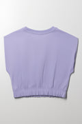 Sleeveless Top Purple (2)
