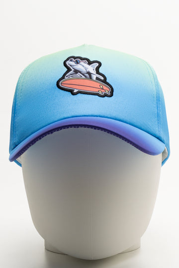 Shark Ombre Peak Cap Blue