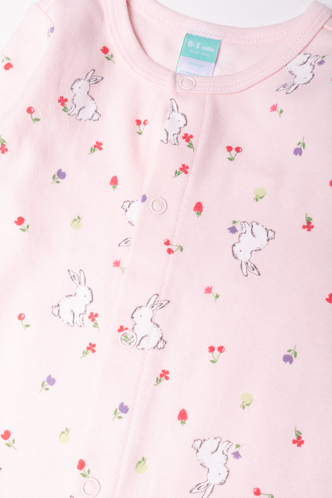 3 Pack Babygrow Set Pink