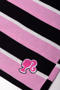 Barbie Stripe Dress Pink And Black (2)