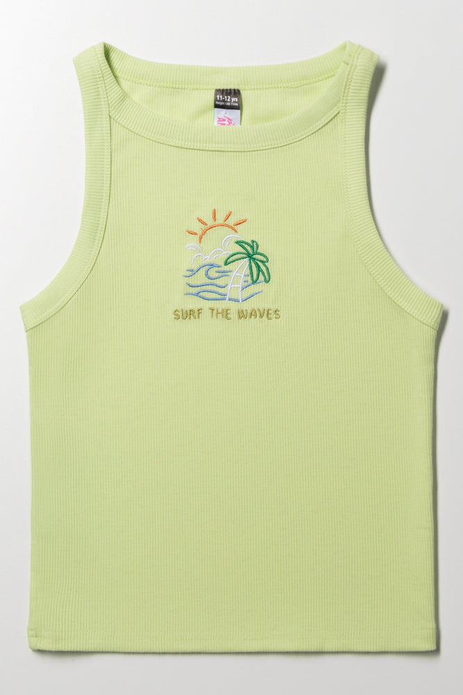 Vest Lime Green