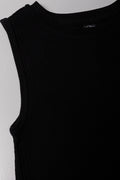 Rib Vest Black (1)