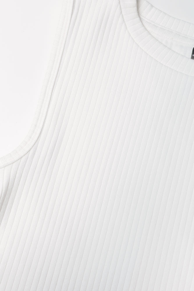 Rib Vest Cream
