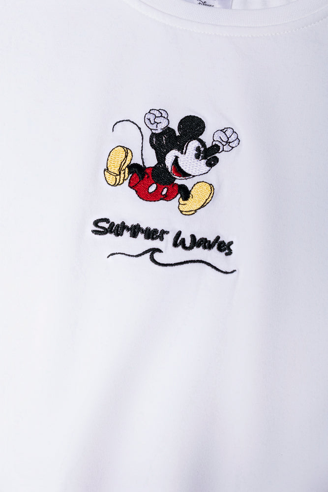 Mickey Mouse Top White (1)