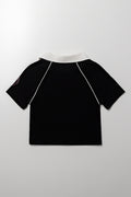 Collar Top Black & White (2)