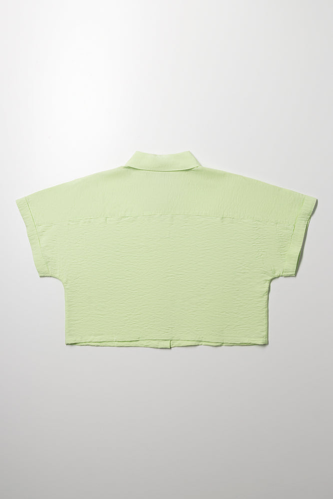 Short Sleeve Shirt Lime Green (2)