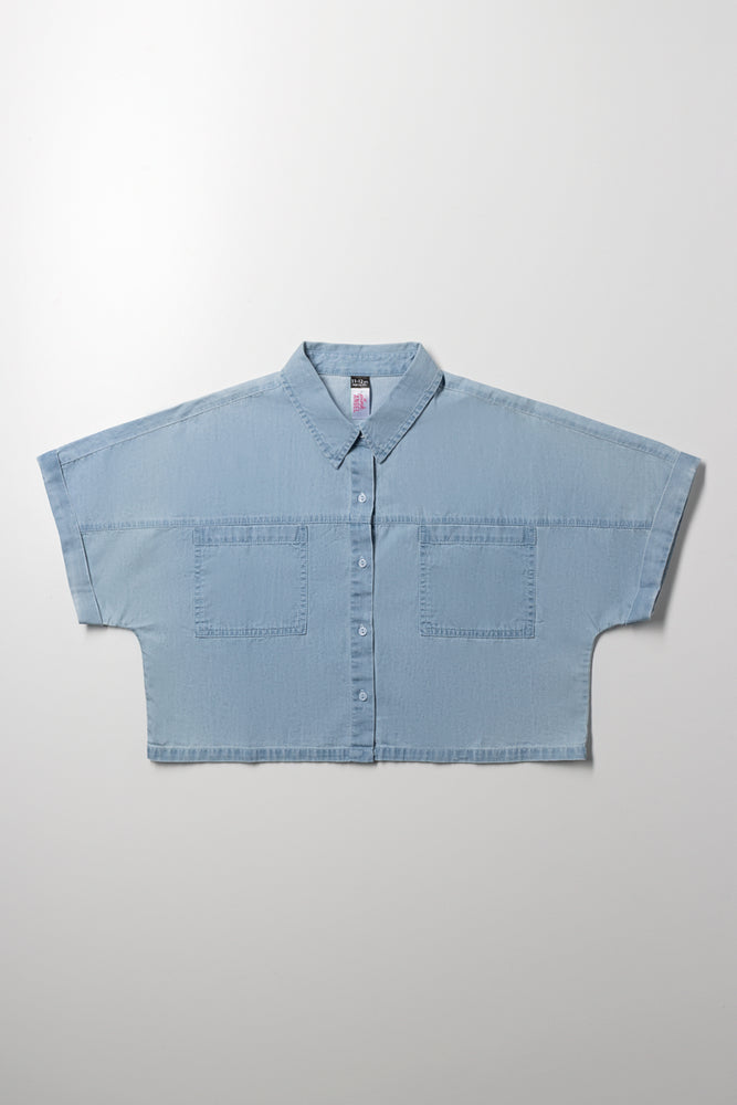 Short Sleeve Shirt Blue