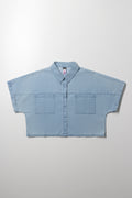 Short Sleeve Shirt Blue