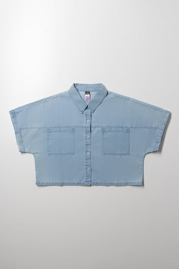 Short Sleeve Shirt Blue