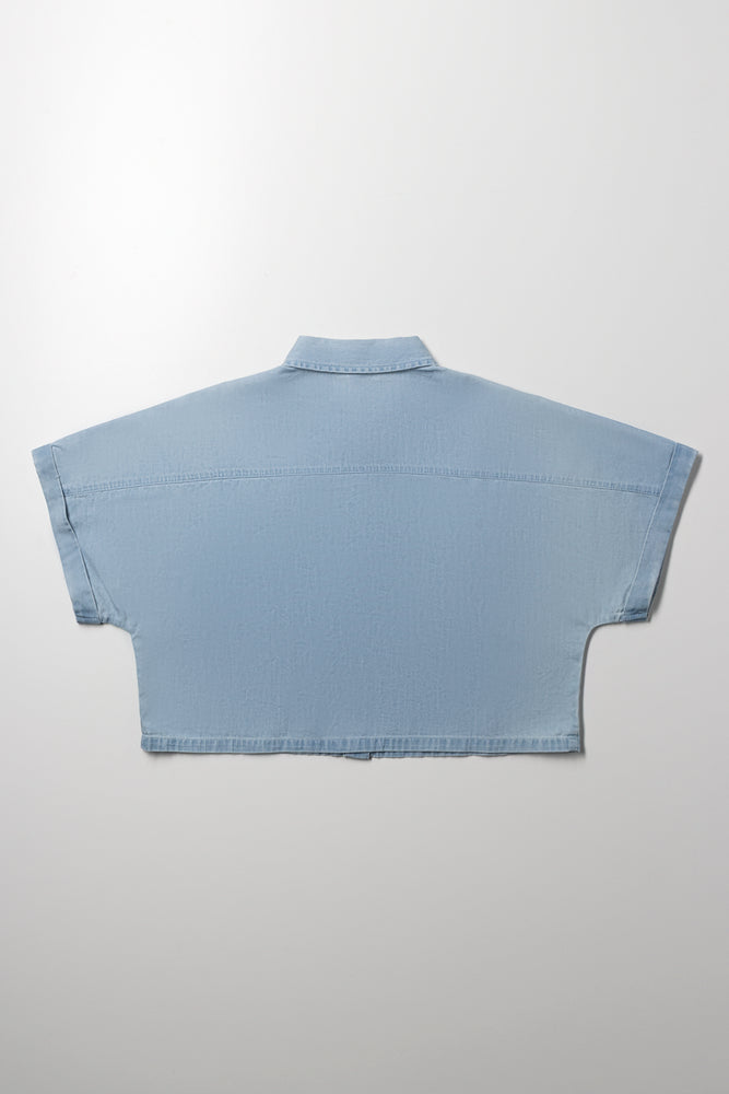 Short Sleeve Shirt Blue (2)