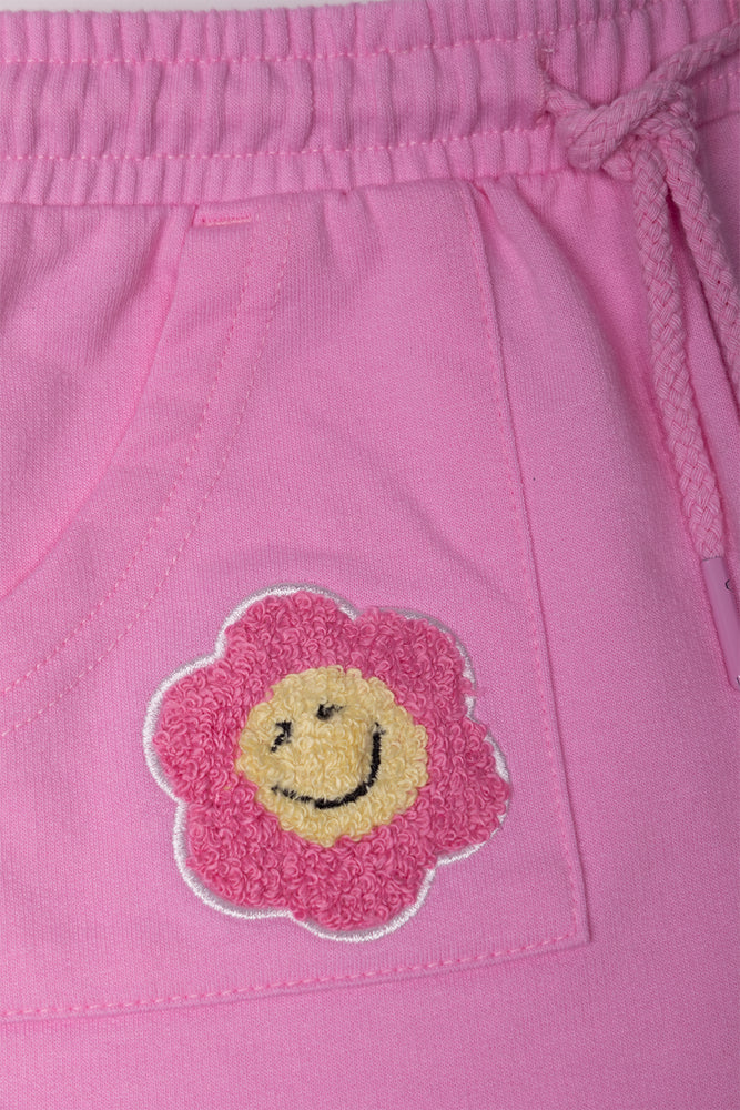 Smiley Shorts Pink (1)