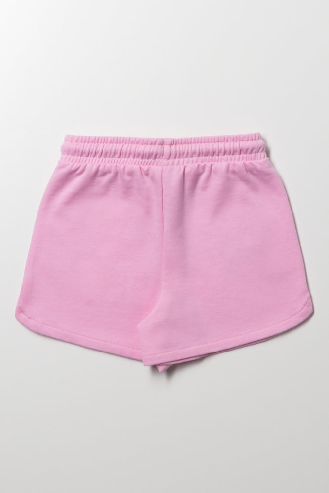 Smiley Shorts Pink (3)