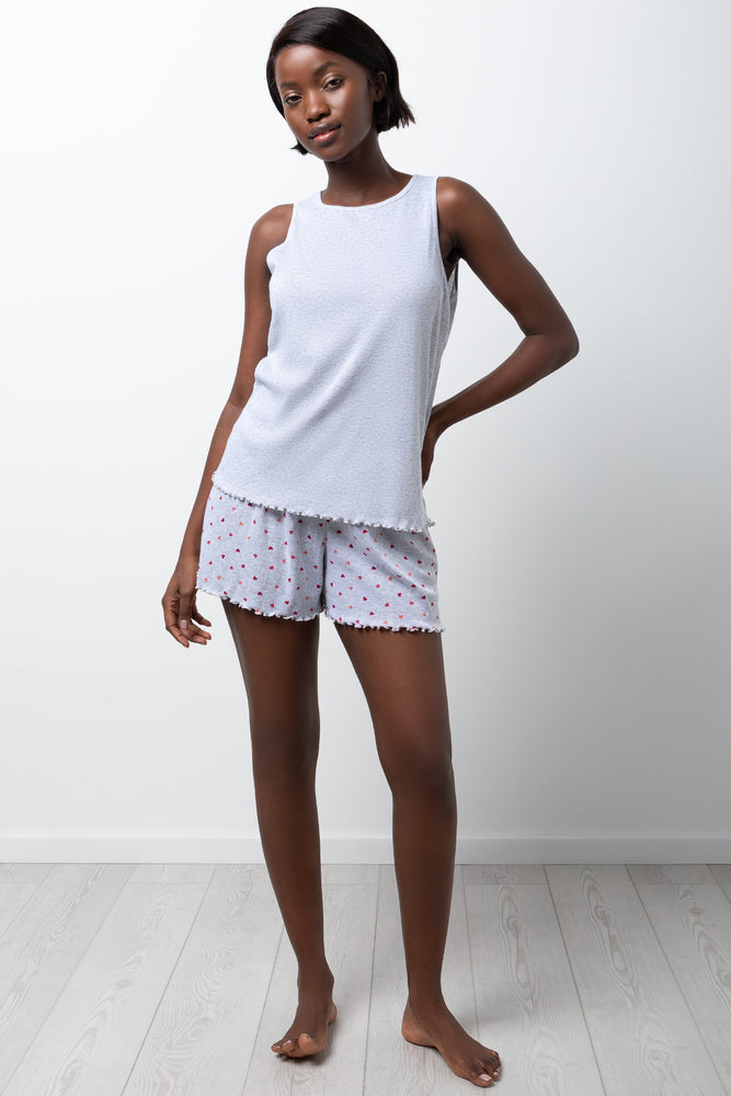 Shorts Pyjama Set Grey
