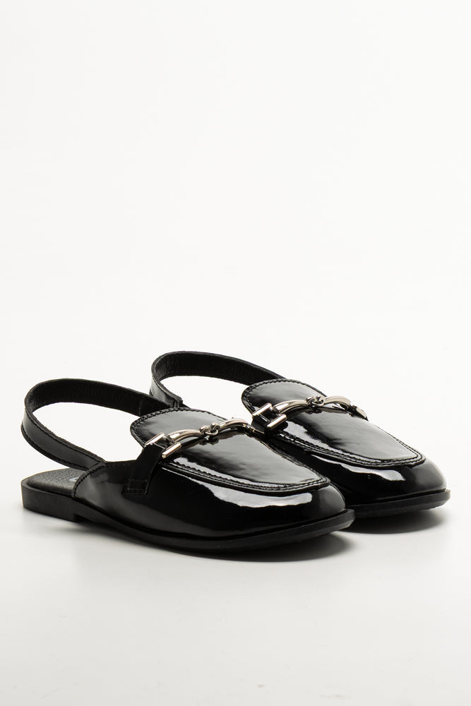 Slingback Loafer Black