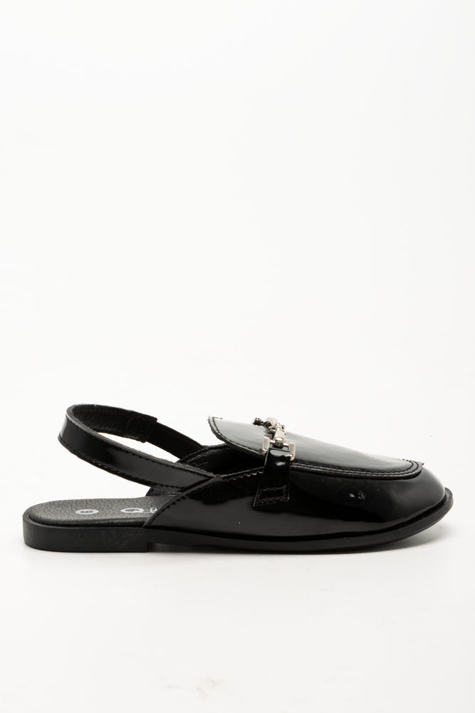 Slingback Loafer Black