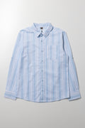 Stripe Long Sleeve Shirt Blue