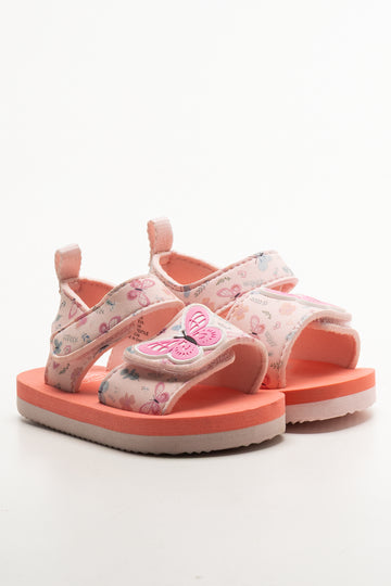 Butterfly Sandals Peach
