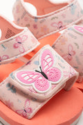 Butterfly Sandals Peach (2)