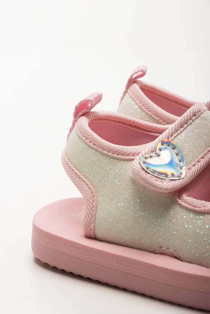 Heart Sandals Pink (3)