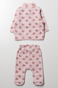 Micro Fleece Set Pink (3)