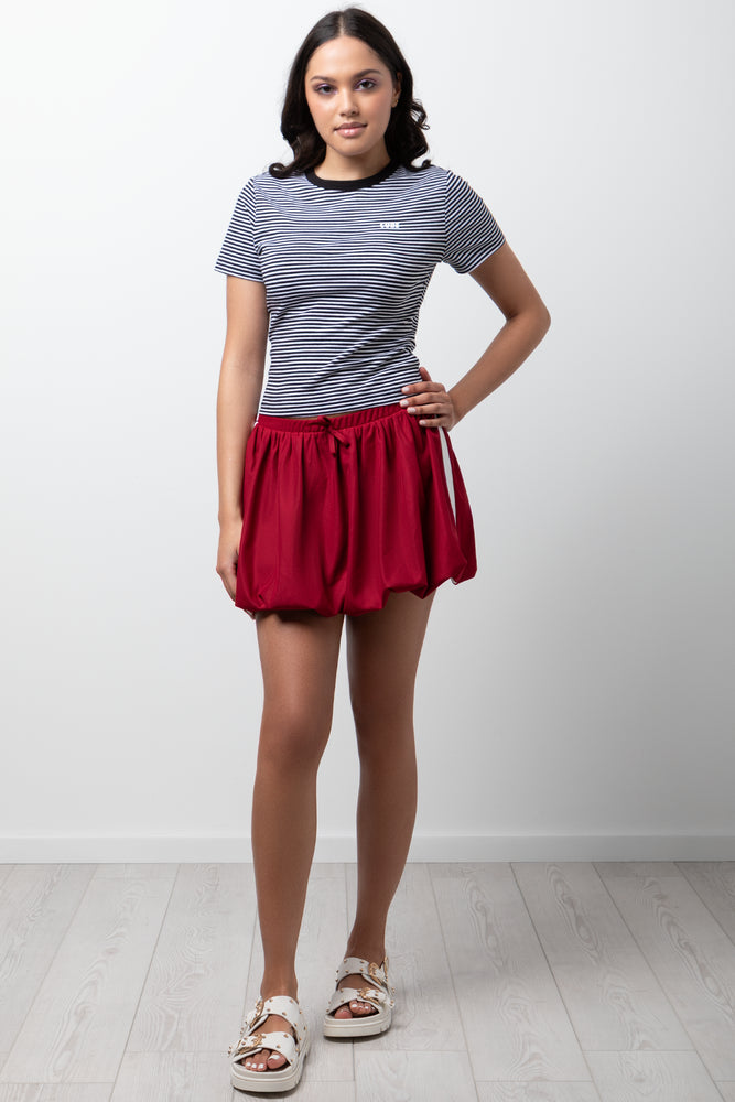 Bubble Skirt Burgundy