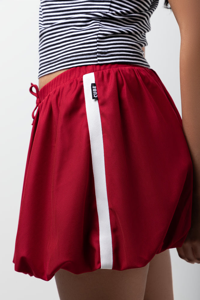 Bubble Skirt Burgundy