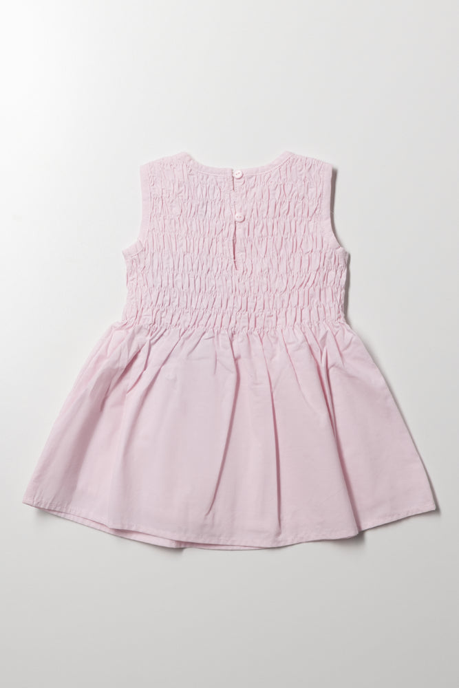 Smocked Dress Pink (3)