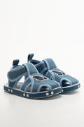 Denim Foxing Sandals Blue