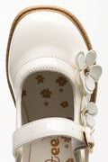 Flower Cutout Mary-Jane Shoe Cream (4)