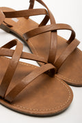 Strappy Sandals Tan (2)