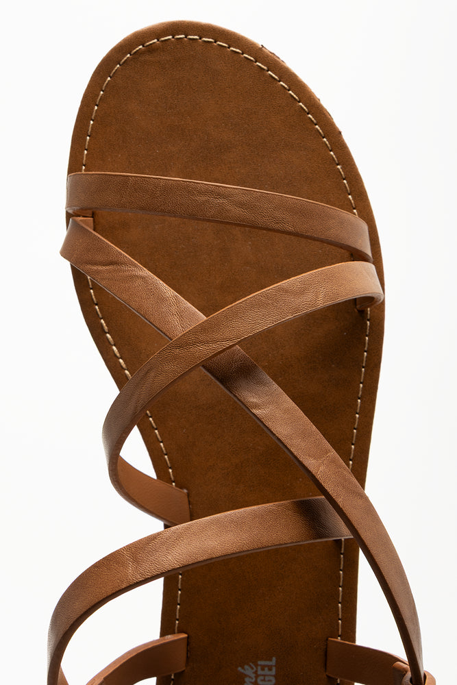 Strappy Sandals Tan (4)