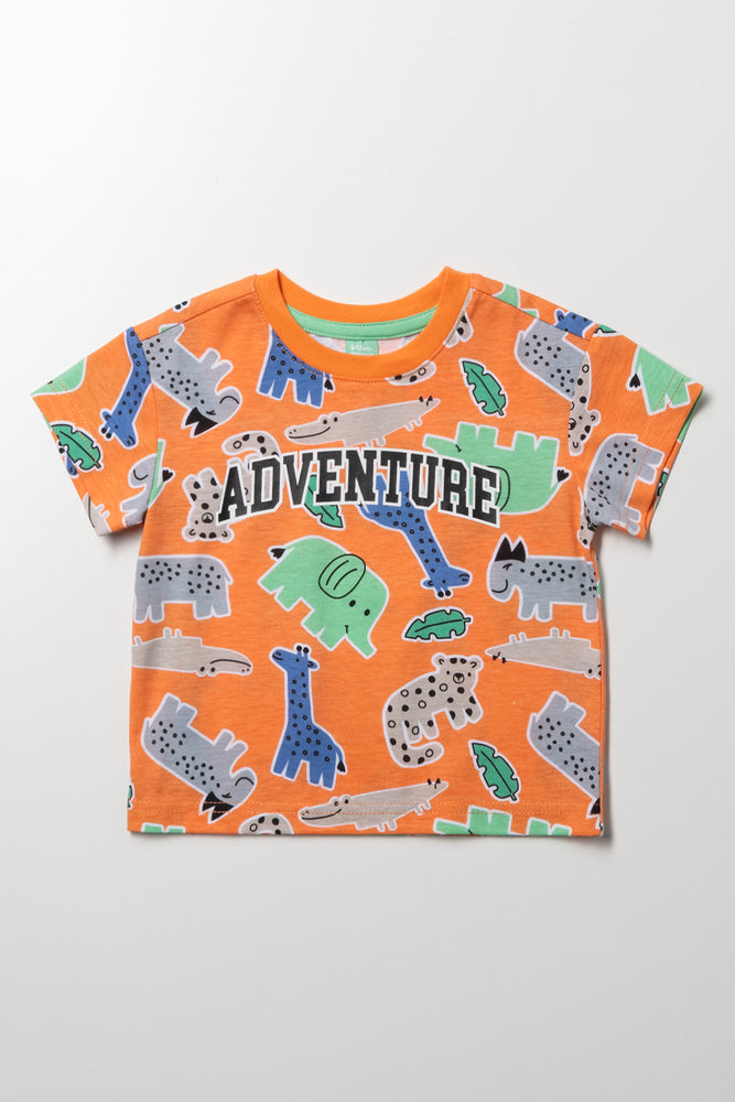 Short Sleeve T-Shirt Orange