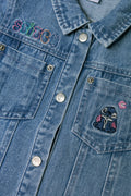 Lilo And Stitch Utility Denim Dress Blue (1)