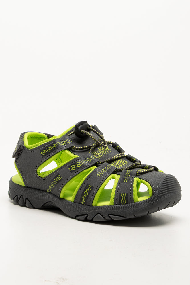 Closed Adventure Sandals Grey (1)