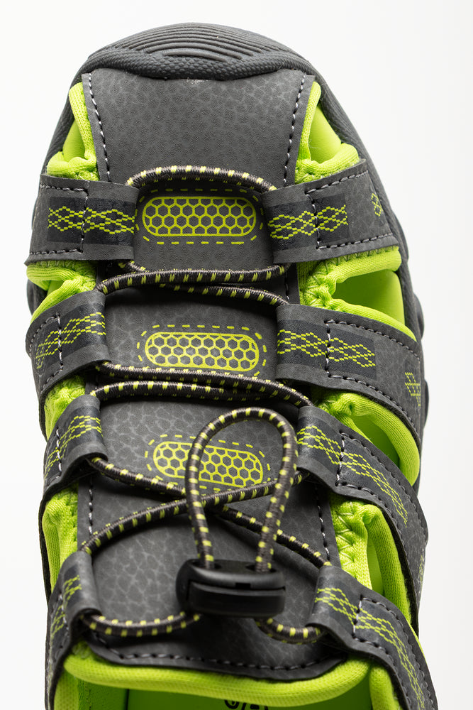 Closed Adventure Sandals Grey (4)