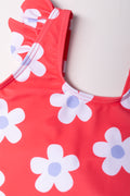 Floral Swimsuit Red (1)