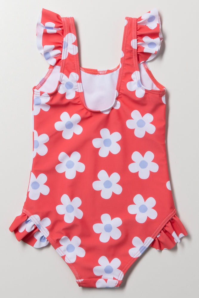 Floral Swimsuit Red (3)