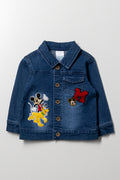 Mickey Mouse Denim Jacket Blue